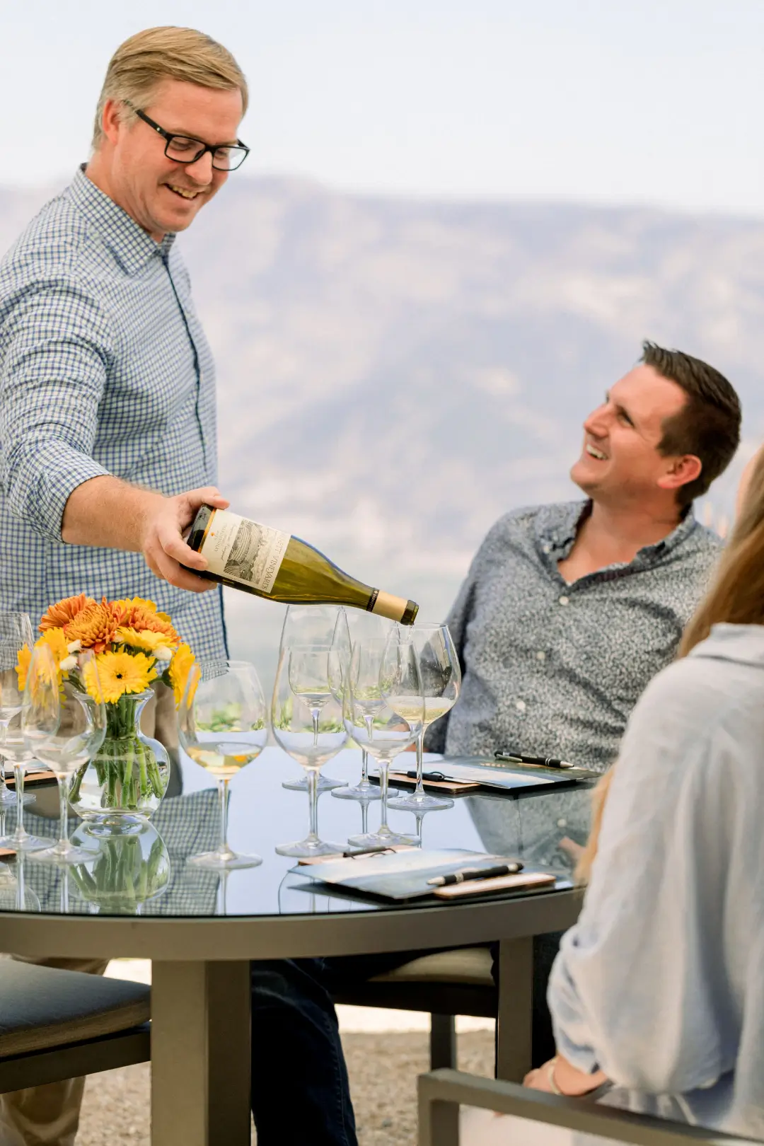 Private tasting at a vineyard in Napa Valley