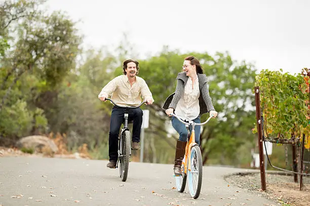 biking through Napa Valley and Sonoma