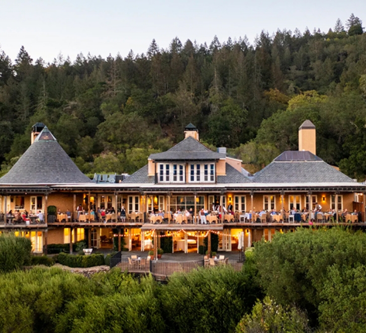 Auberge du Soleil restaurant in Rutherford, California